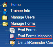 Eval Forms Mapping
