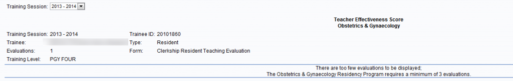 trainee effect score 4