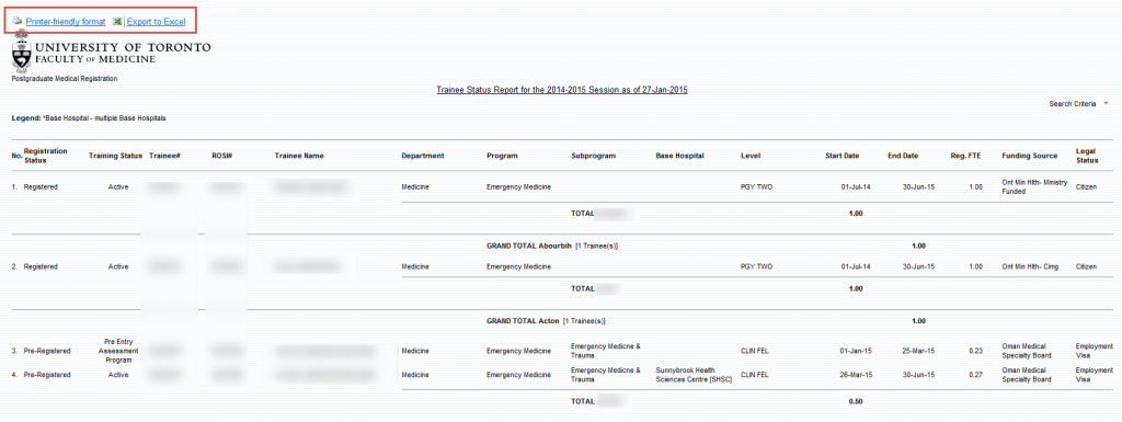 trainee status 2